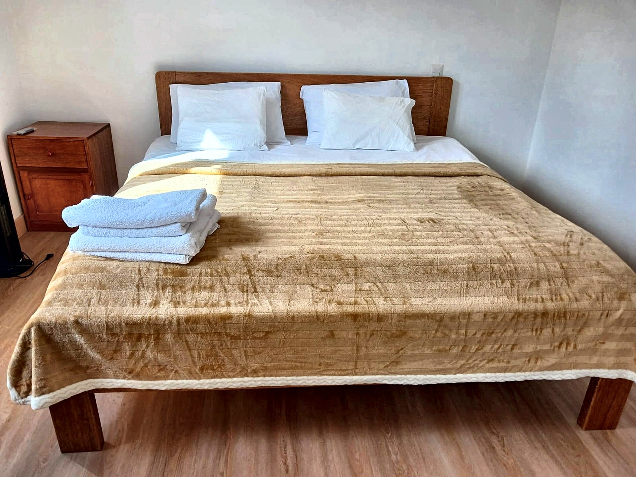 Bright, comfortable bedroom