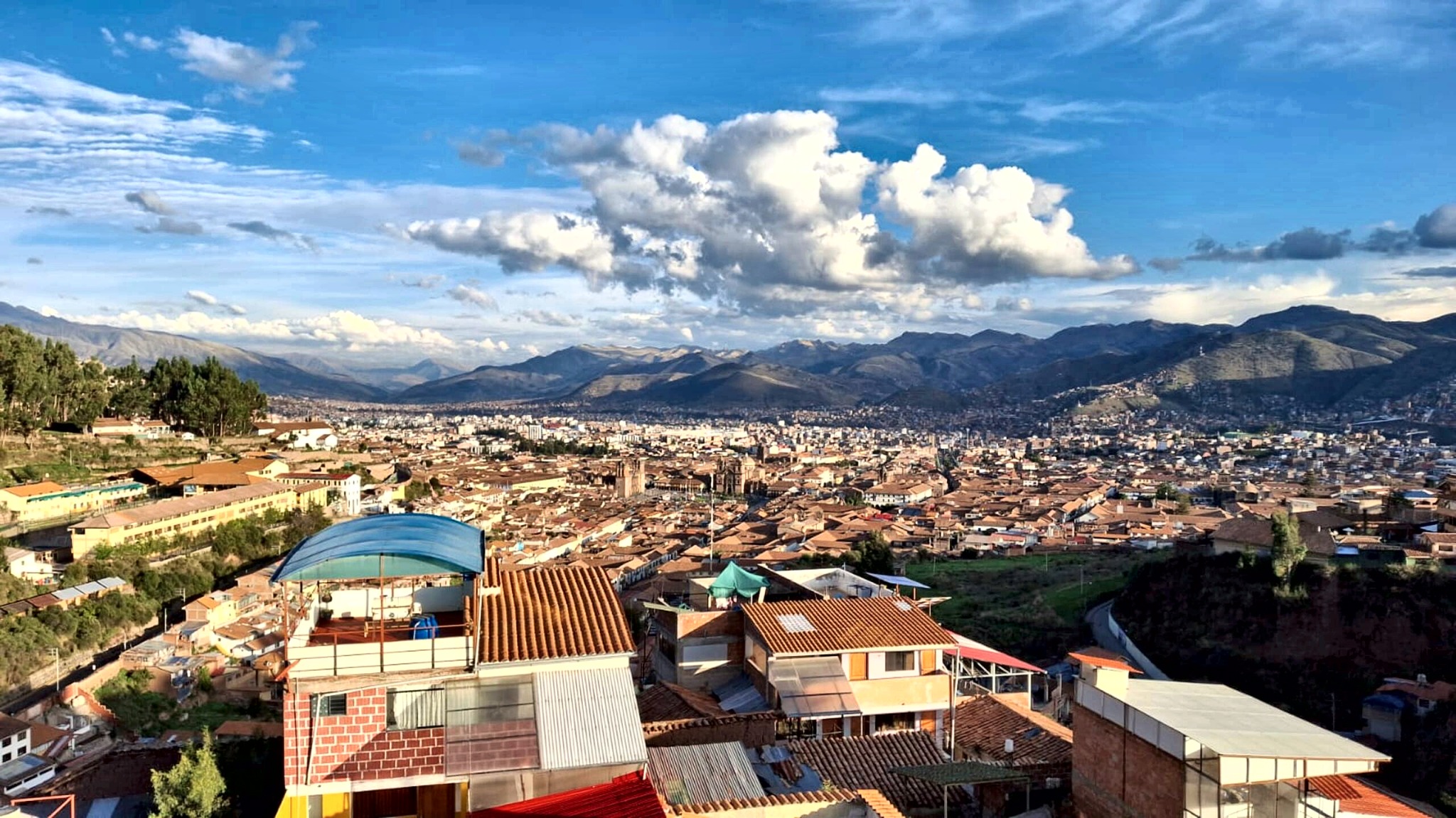 Daytime valley panorama