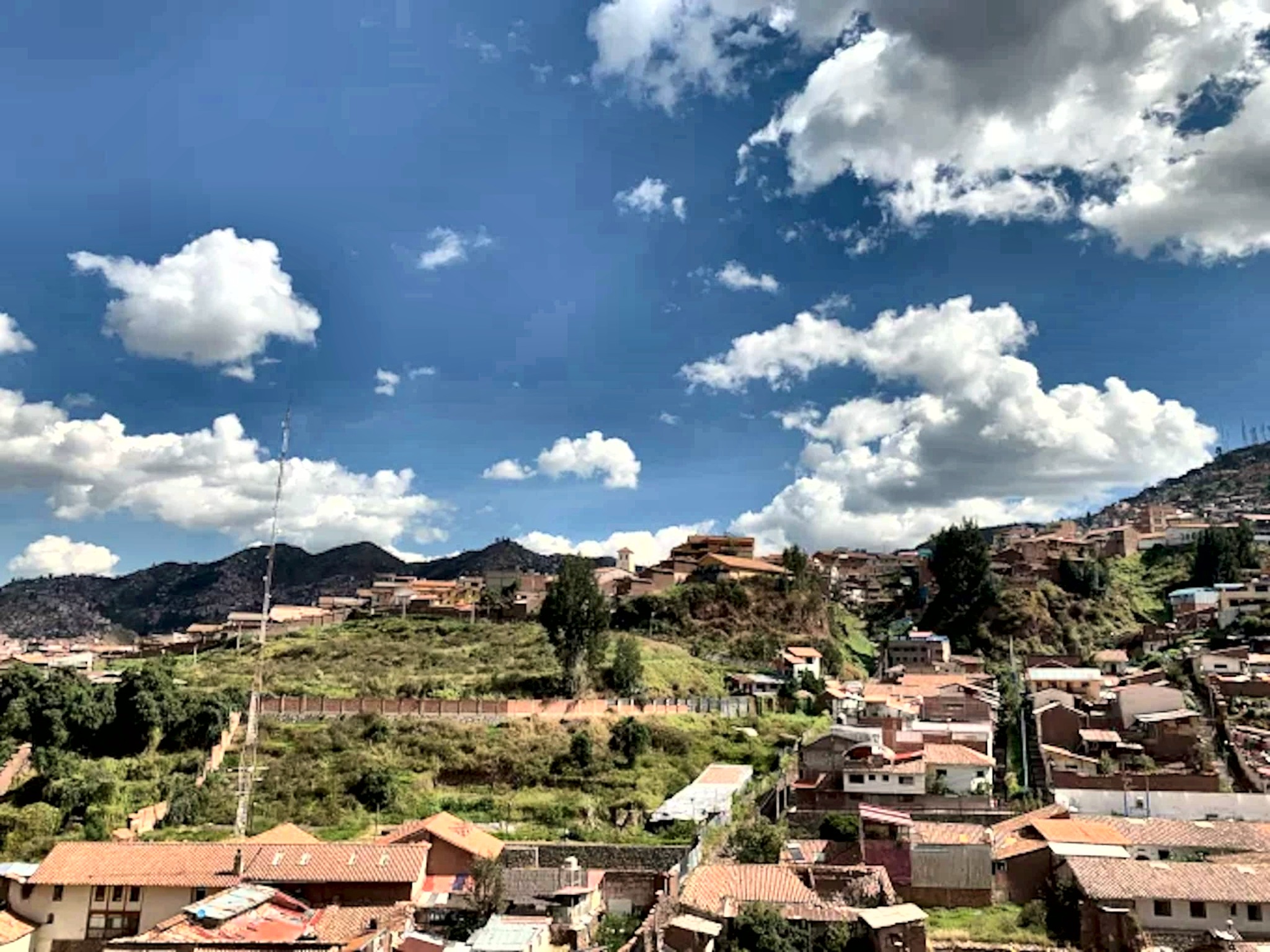 View across the historic center