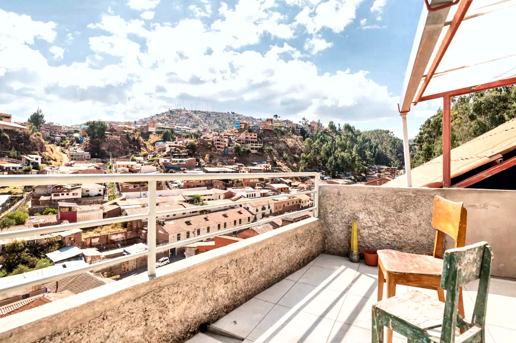 Terrace over the rooftops