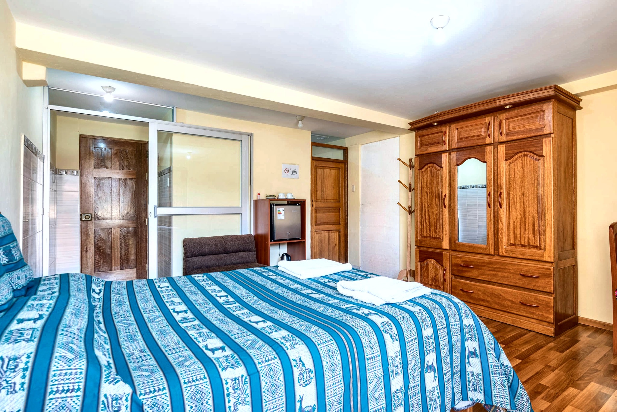 Bedroom with wardrobe