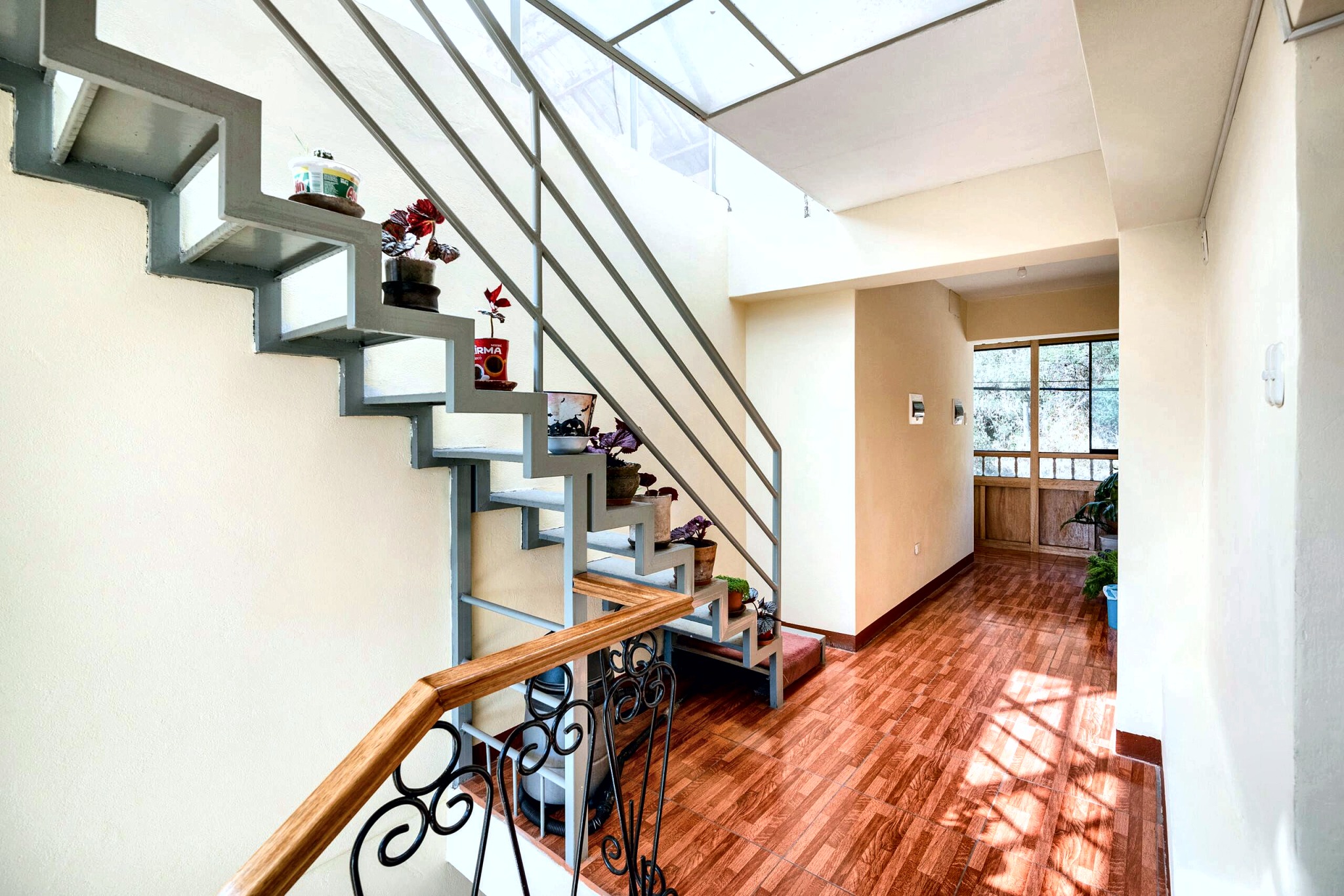 Interior loft staircase
